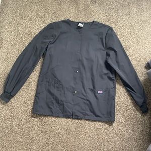 Pewter gray Cherokee scrub jacket